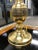 Metal Japanese Bronze Spun Table Lamps - a Pair For Sale - Image 7 of 13