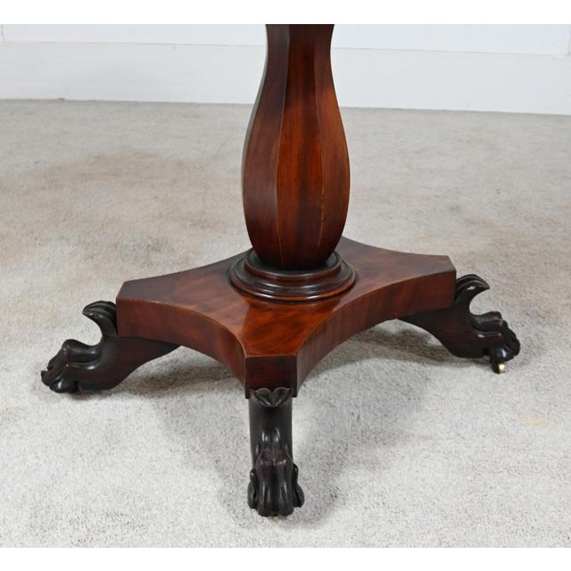 Brown Victorian Game Tables in Mahogany, 1850, Set of 2 For Sale - Image 8 of 10