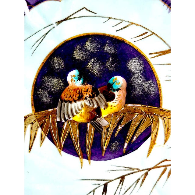 Late 19th Century Limoges Hand Painted Plate With Gold Inlay, Marked Martial Redon For Sale In Miami - Image 6 of 14