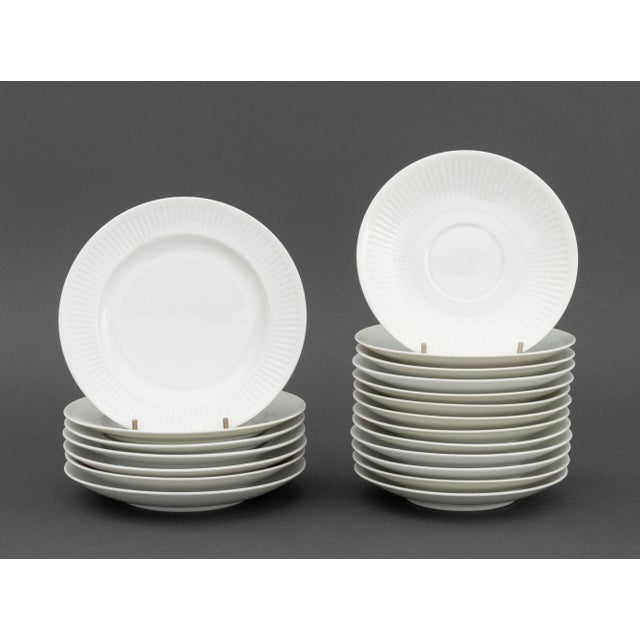 Late 20th Century Royal Copenhagen Porcelain Partial Dinnerware Service - 45 pcs For Sale In New York - Image 6 of 13