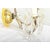 French Vintage Brass and Crystal Wall Sconces - A Pair For Sale - Image 10 of 12