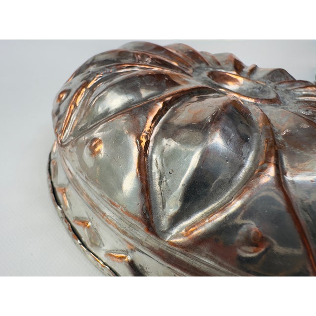 Metal Antique Turkish Hamam Tasi Tinned Copper Bath Bowl Hand Hammered 6.75" For Sale - Image 7 of 10