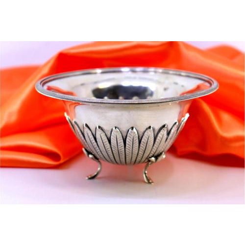 Silver Embossed Candy Box For Sale - Image 6 of 7