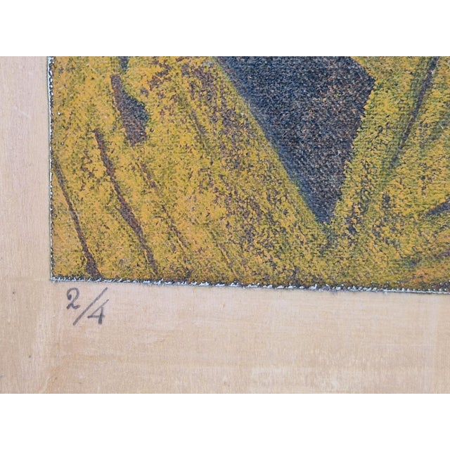 Piet Koenen, Modern Surrealist Composition, Silkscreen & Mixed Media, 1990s For Sale - Image 6 of 13
