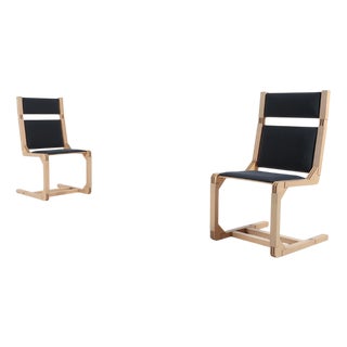 Vintage Danish Architectural Chair, 1990s For Sale