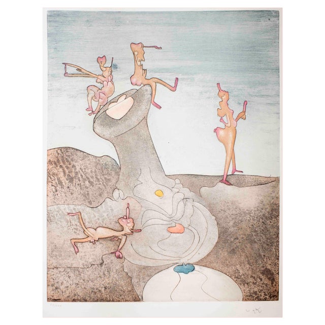 Sebastian Matta, Così Fan Tutte, Etching, 1970 For Sale