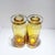Modern Pair of "The Alchemist" Jars in Amber For Sale - Image 3 of 5