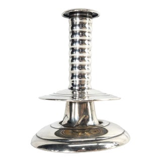 20th Century American Sterling Silver Weighted Candlestick For Sale