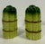Figurative 1980’s Hand-Painted Asparagus Shaped Salt Pepper Shakers- a Pair For Sale - Image 3 of 7