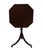 Vintage Antique Solid Mahogany English Traditional Style 22" Tilt Top Accent End Table For Sale - Image 9 of 12