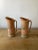 A pair of large vintage Weller Pottery Dogwood pattern pitcher form vases.