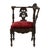 Antique Italian Oak Corner Chair, 1890s For Sale - Image 5 of 18