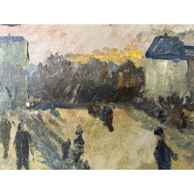 1930’s Expressionist Painting by Carl Trock-Madsen. For Sale - Image 10 of 11