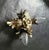Vintage Florentine Floral Hand-Forged Silver-Plated 3-Light Flush Mount from Banci Firenze, Italy, Florence 1960s, Set of 5 For Sale - Image 14 of 18