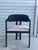 New Set of 8 Black and Mauve Armchairs, Dining Chairs For Sale - Image 9 of 13