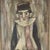 Exquisite & Unusual Pair of 1940s Circus Performers Portrait Paintings, Framed Original Oil on Board For Sale In New York - Image 6 of 16
