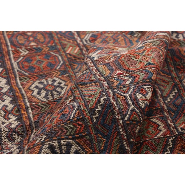 Late 19th Century Caucasian Shirvan Soumak Rug, 03'05 X 06'05 For Sale In Dallas - Image 6 of 10