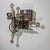 Brutalist 1970s Sculptural Brutalist Wall Light Attributed to Albano Poli for Poliarte For Sale - Image 3 of 12