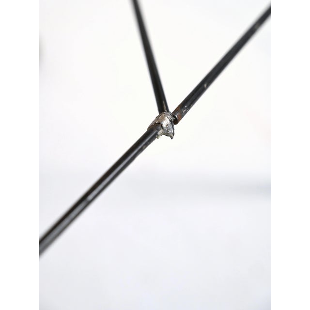 Vintage Scandinavian Metal Structure Table, 1960s For Sale - Image 6 of 12