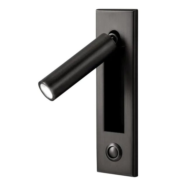 A Warm White Led Headboard Reading Light Is Housed Within A Cylindrical Head That Swivels 90° Left, Right Or Forward And...