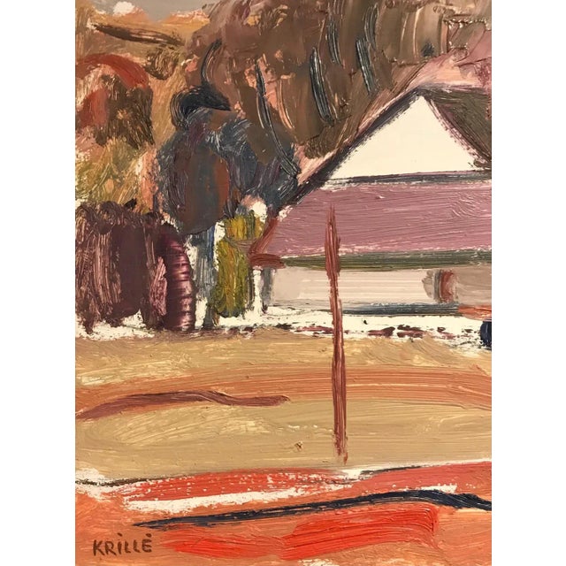 Modern Jean Krillé, Tableau No. 45, Oil on Cardboard For Sale - Image 3 of 7