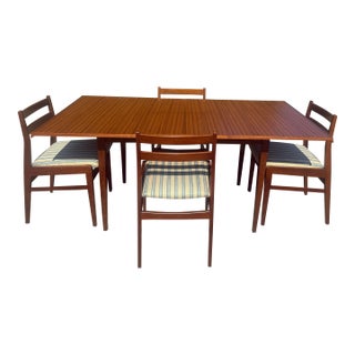 1960s Meredew Table and Chairs - Set of 5 For Sale