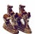 Traditional Antique Staffordshire Copper Luster Rearing Stallion Mantle Figurines, Circa 1910 For Sale - Image 3 of 11