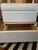 Modern Pair of Modern White Laminate Nightstands For Sale - Image 3 of 5