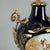 Antique French Porcelain, Brass and Satin Glass Table Lamp, 20th Century For Sale - Image 9 of 13