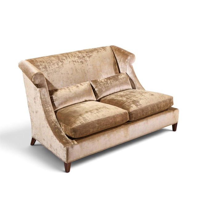 Thomas Pheasant for Baker Furniture Villa Settee Sofa For Sale - Image 9 of 10