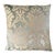 English Restoration Hardware Damask Pillows 2 Silk Cotton 18x18” Damask Sage Green For Sale - Image 3 of 8