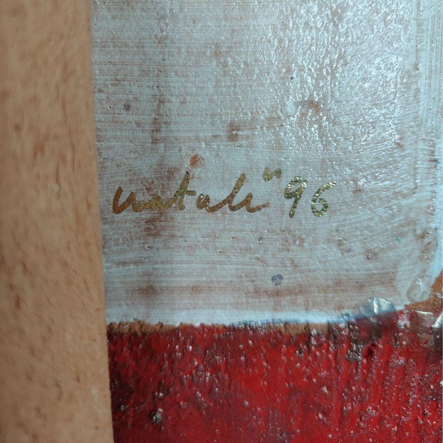 Red Pompeo Pianezzola, Red: Life, Friendship Remains, 1996, Ceramic & Parchment For Sale - Image 8 of 12