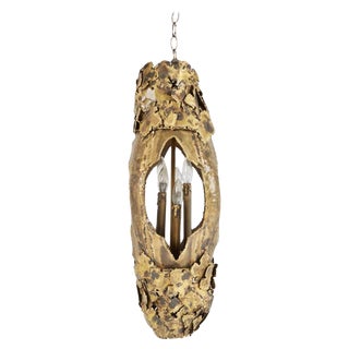Tom Greene Brutalist Pendant Light For Sale