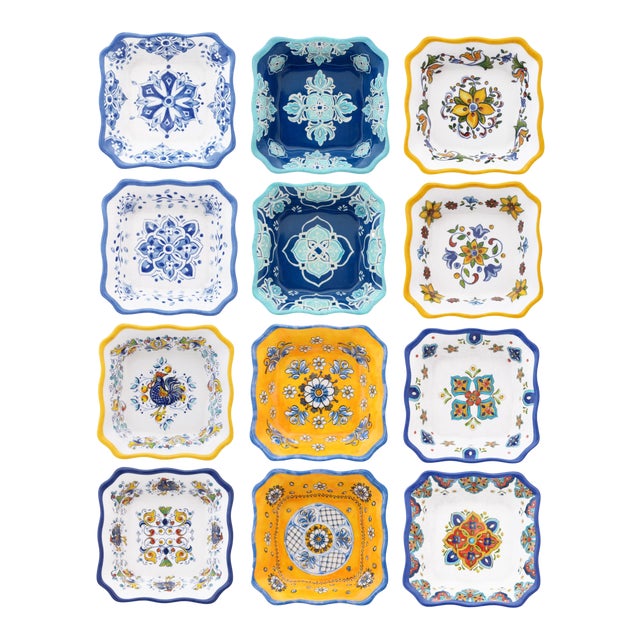 Assorted Melamine Condiment Bowls, Set of 12 Chairish