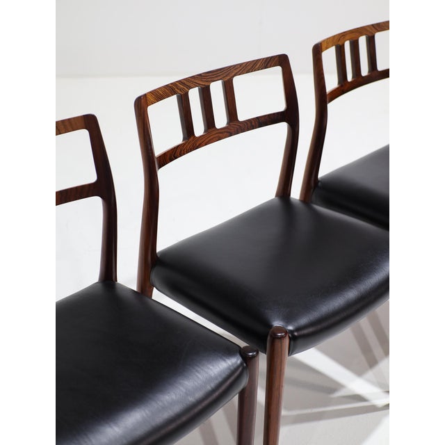 Model 79 Chairs in Rosewood by Niels Otto Møller for J.L. Møllers, 1960s, Set of 6 For Sale - Image 16 of 18