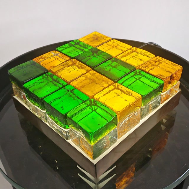 Glass Table Lamp by Giusto Toso for Seguso, 1960s For Sale - Image 4 of 13