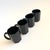 Postmodern Postmodern Black Octagon Milk Glass Mugs - Set of 4 - "Octime" by Arcoroc, France For Sale - Image 3 of 8