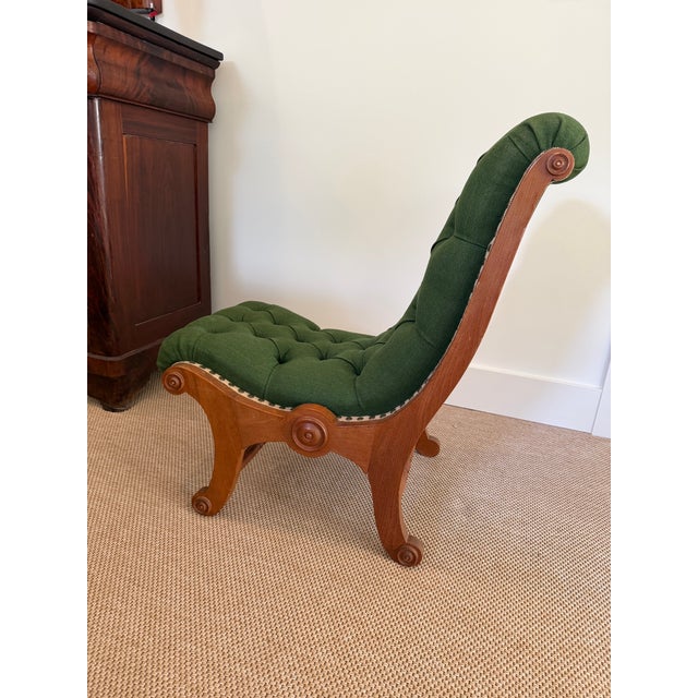 Antique Swedish Occasional Chair For Sale - Image 4 of 9