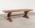 Mid 20th Century Country French Oak Refectory Farmhouse Trestle Dining Table 8 Ft. For Sale - Image 5 of 17