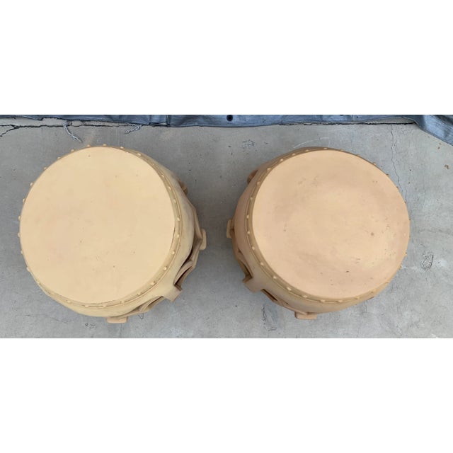 Modern 1980s Vintage Tony Duquette Macao Garden Stools - a Pair For Sale - Image 3 of 8