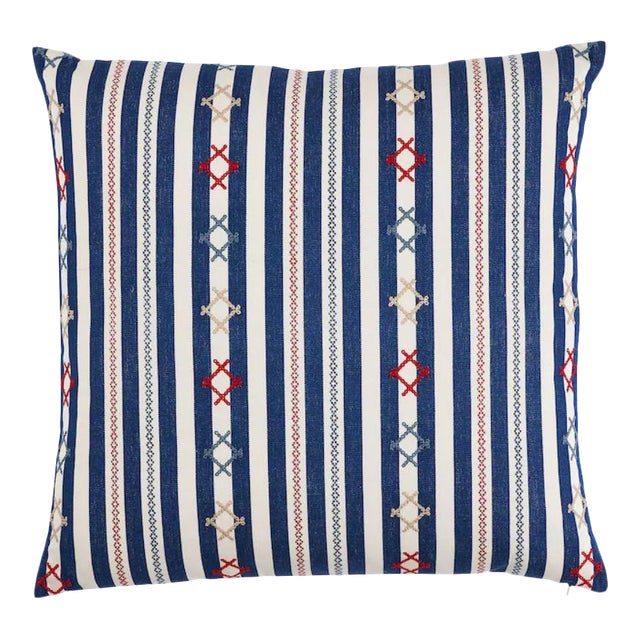Rhodes Stripe 22" Pillow For Sale