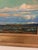 Wood Vintage Skyscape Oil Painting on Canvasboard For Sale - Image 7 of 11