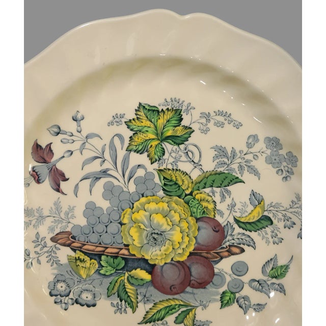 English Antique Royal Doulton Painted "The Kirkwood" Serving Platter For Sale - Image 3 of 10