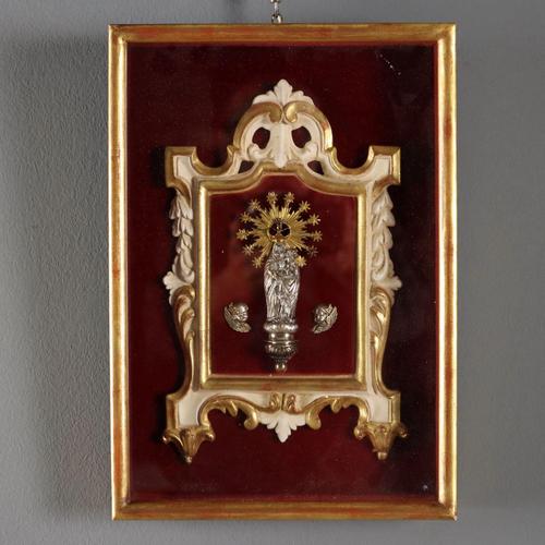 Madonna and Child in Shrine For Sale - Image 6 of 6
