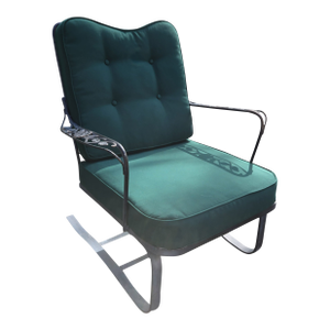 Vintage Wrought Iron Outdoor Patio Chair