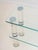 Mid-Century Modern Modern Lucite and Glass Two-Tier Etagere For Sale - Image 3 of 6