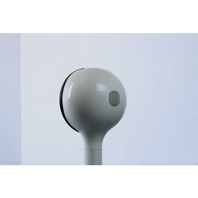 Bieffeplast White Drive Table Lamp by Adalberto Dal Lago for Bieffeplast, 1970s For Sale - Image 4 of 11