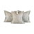 Designer Vicki Payne Free Spirit Gray Ivory Zebra African Safari Animal Print Pillows- 3 Pc Set For Sale In Jacksonville, FL - Image 6 of 6