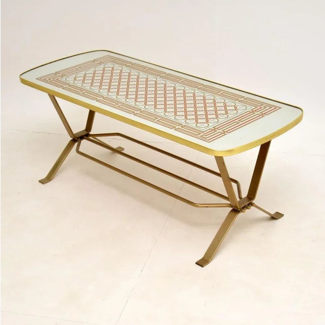 Coffee Table with Mirror Top, 1970s For Sale - Image 13 of 13