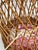 Vintage French Lattice Style Basket With Handle For Sale - Image 11 of 11